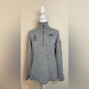 Patagonia Women’s Better 1/4 Zip Fleece Jacket Sweater Pullover Gray Size Medium